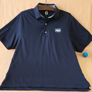 Men's FootJoy Classic Navy Polo Shirt Sz S